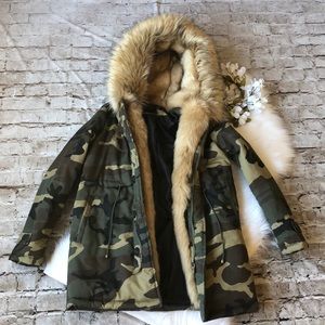 NWOT Camo Coat